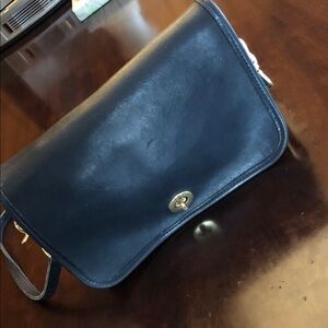 Coach Black Leather Bag